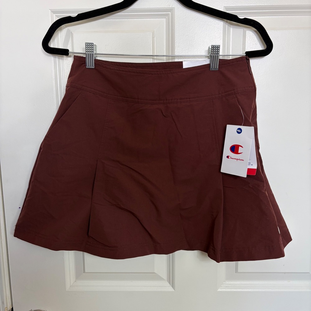 Champion Match Skort Medium Ruby Red Tennis Golf Pleated Skirt 4